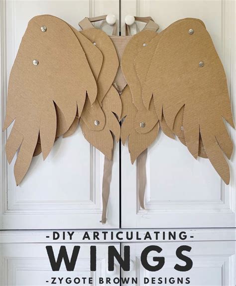 diy devil wings|articulated demon wings instructions.